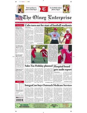 The Olney Enterprise (Olney, Tex.), Vol. 103, No. 22, Ed. 1 Thursday, August 4, 2011