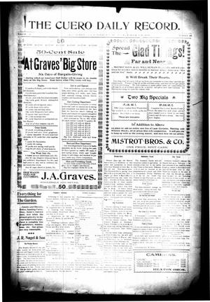 The Cuero Daily Record. (Cuero, Tex.), Vol. 10, No. 35, Ed. 1 Friday, February 10, 1899