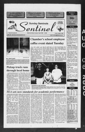Seminole Sentinel (Seminole, Tex.), Vol. 93, No. 84, Ed. 1 Sunday, August 6, 2000