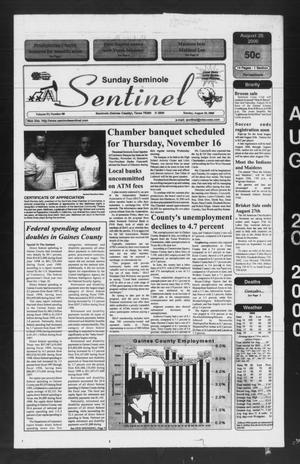 Seminole Sentinel (Seminole, Tex.), Vol. 93, No. 88, Ed. 1 Sunday, August 20, 2000