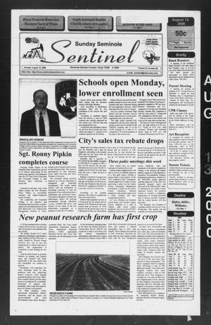 Seminole Sentinel (Seminole, Tex.), Vol. 93, No. 86, Ed. 1 Sunday, August 13, 2000
