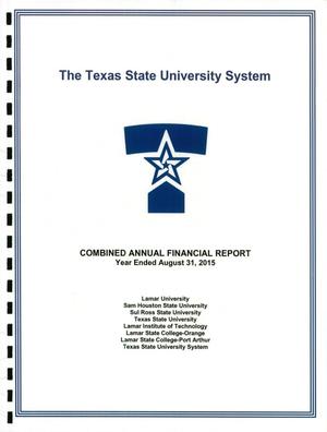 Primary view of object titled 'The Texas State University System Annual Financial Report: 2015'.