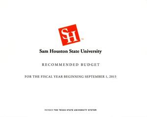 Primary view of object titled 'Sam Houston State University Operating Budget: 2016'.