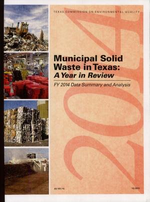Municipal Solid Waste in Texas: A Year in Review, 2014