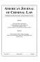 Primary view of American Journal of Criminal Law, Volume 42, Number 3, Summer 2015