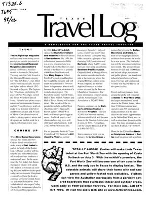 Texas Travel Log, June 1998