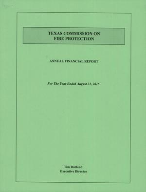 Texas Commission on Fire Protection Annual Financial Report: 2015