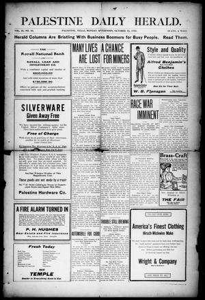 Palestine Daily Herald (Palestine, Tex.), Vol. 9, No. 54, Ed. 1, Monday, October 10, 1910