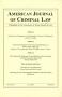 Primary view of American Journal of Criminal Law, Volume 43, Number 1, Fall 2015