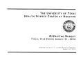 Thumbnail image of item number 3 in: 'University of Texas Health Science Center at Houston Operating Budget: 2016'.