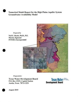 Numerical Model Report for the High Plains Aquifer System Groundwater Availability Model