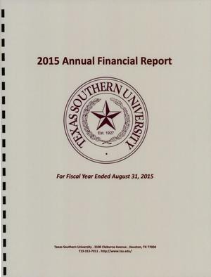 Texas Southern University Annual Financial Report: 2015