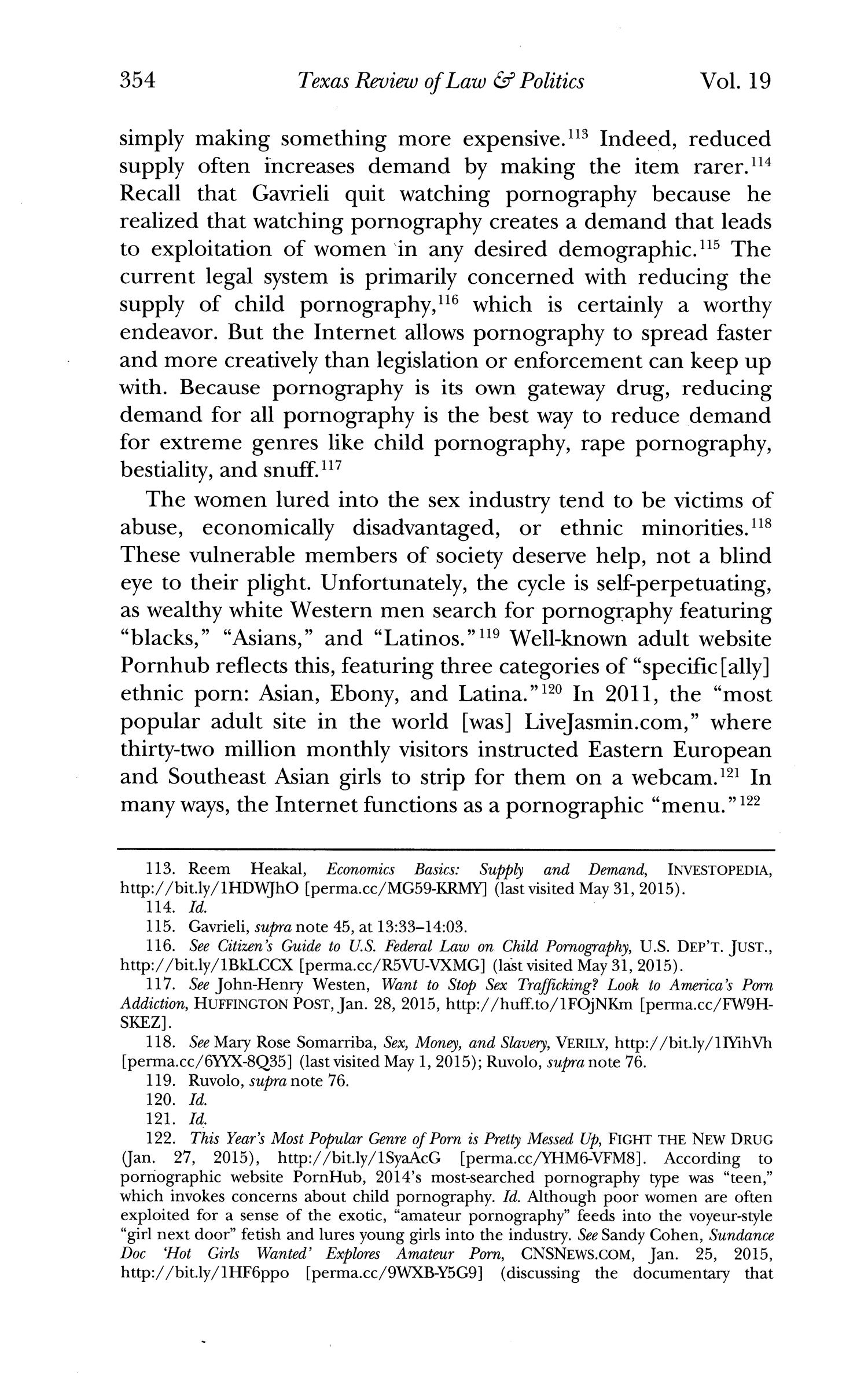 Asian Amateur Webcam Fuck - Texas Review of Law & Politics, Volume 19, Number 2, Spring 2015 - Page 354  - The Portal to Texas History