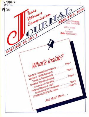 Texas Veterans Commission Journal, Volume 19, Issue 1, January/February 1996