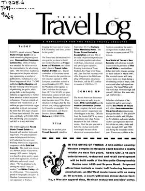 Texas Travel Log, September 1996