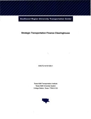 Strategic Transportation Fiance Clearinghouse