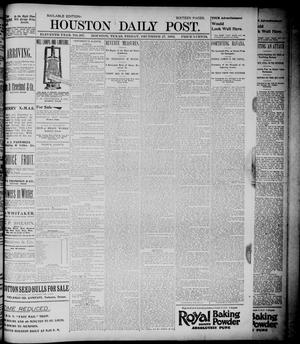 Primary view of object titled 'The Houston Daily Post (Houston, Tex.), Vol. ELEVENTH YEAR, No. 267, Ed. 1, Friday, December 27, 1895'.