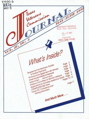 Texas Veterans Commission Journal, Volume 20, Issue 3, May/June 1997