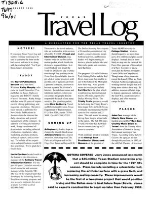 Texas Travel Log, January 1996