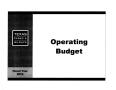 Primary view of Texas Parks and Wildlife Department Operating Budget: 2016