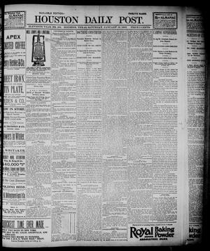 The Houston Daily Post (Houston, Tex.), Vol. ELEVENTH YEAR, No. 289, Ed. 1, Saturday, January 18, 1896