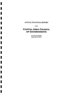 Primary view of object titled 'Capital Area Council of Governments Annual Financial Report: 2014'.