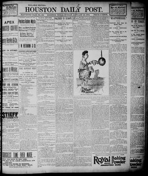 The Houston Daily Post (Houston, Tex.), Vol. ELEVENTH YEAR, No. 298, Ed. 1, Sunday, January 26, 1896