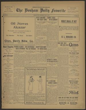 The Bonham Daily Favorite (Bonham, Tex.), Vol. 19, No. 294, Ed. 1 Wednesday, July 11, 1917