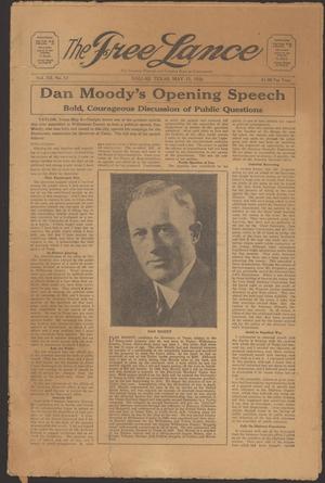 The Free Lance (Dallas, Tex.), Vol. 12, No. 12, Ed. 1 Saturday, May 15, 1926