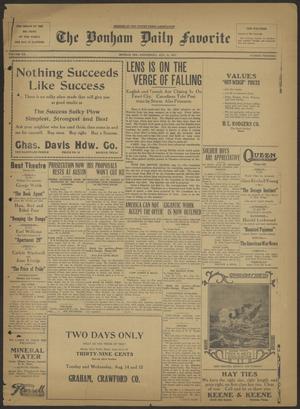 The Bonham Daily Favorite (Bonham, Tex.), Vol. 20, No. 13, Ed. 1 Wednesday, August 15, 1917