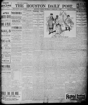 The Houston Daily Post (Houston, Tex.), Vol. ELEVENTH YEAR, No. 308, Ed. 1, Thursday, February 6, 1896