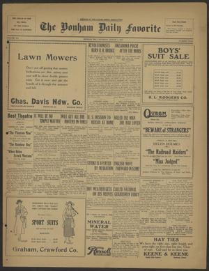 The Bonham Daily Favorite (Bonham, Tex.), Vol. 20, No. 4, Ed. 1 Saturday, August 4, 1917