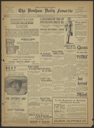 The Bonham Daily Favorite (Bonham, Tex.), Vol. 19, No. 251, Ed. 1 Tuesday, May 22, 1917