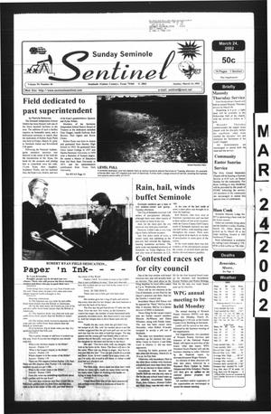 Seminole Sentinel (Seminole, Tex.), Vol. 95, No. 46, Ed. 1 Sunday, March 24, 2002