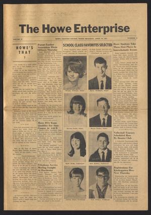 The Howe Enterprise (Howe, Tex.), Vol. 4, No. 41, Ed. 1 Thursday, April 20, 1967