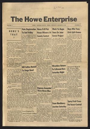 The Howe Enterprise (Howe, Tex.), Vol. 5, No. 30, Ed. 1 Thursday, January 30, 1969
