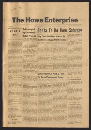 The Howe Enterprise (Howe, Tex.), Vol. 4, No. 23, Ed. 1 Thursday, December 15, 1966