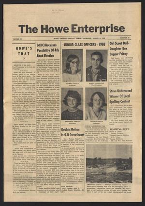 The Howe Enterprise (Howe, Tex.), Vol. 4, No. 36, Ed. 1 Thursday, March 14, 1968