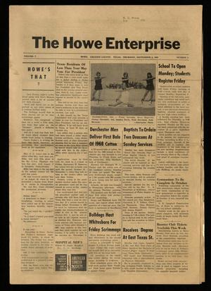 The Howe Enterprise (Howe, Tex.), Vol. 5, No. 8, Ed. 1 Thursday, September 5, 1968