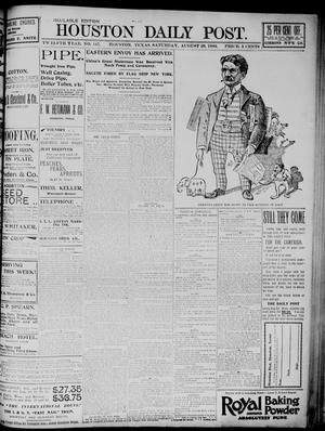 The Houston Daily Post (Houston, Tex.), Vol. TWELFTH YEAR, No. 147, Ed. 1, Saturday, August 29, 1896