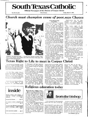 Primary view of object titled 'South Texas Catholic (Corpus Christi, Tex.), Vol. 15, No. 40, Ed. 1 Friday, March 7, 1980'.