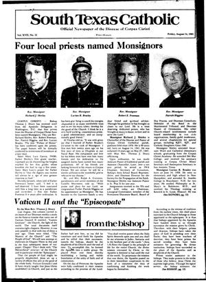 South Texas Catholic (Corpus Christi, Tex.), Vol. 17, No. 12, Ed. 1 Friday, August 14, 1981