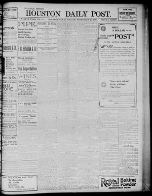 The Houston Daily Post (Houston, Tex.), Vol. TWELFTH YEAR, No. 174, Ed. 1, Friday, September 25, 1896