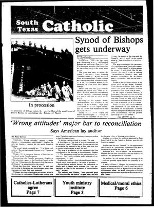 Primary view of object titled 'South Texas Catholic (Corpus Christi, Tex.), Vol. 19, No. 15, Ed. 1 Friday, October 7, 1983'.