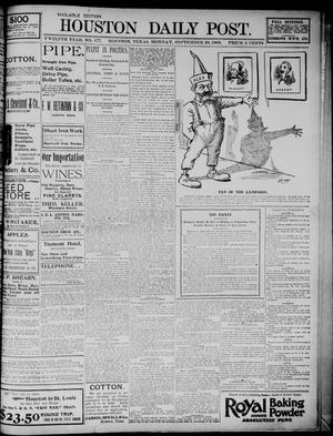 The Houston Daily Post (Houston, Tex.), Vol. TWELFTH YEAR, No. 177, Ed. 1, Monday, September 28, 1896