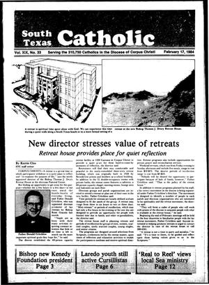 Primary view of object titled 'South Texas Catholic (Corpus Christi, Tex.), Vol. 19, No. 33, Ed. 1 Friday, February 17, 1984'.