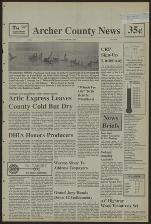Archer County News (Archer City, Tex.), No. 6, Ed. 1 Thursday, February 9, 1989