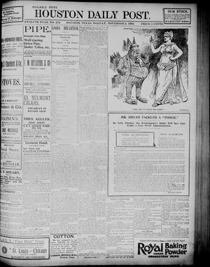 The Houston Daily Post (Houston, Tex.), Vol. TWELFTH YEAR, No. 212, Ed. 1, Monday, November 2, 1896