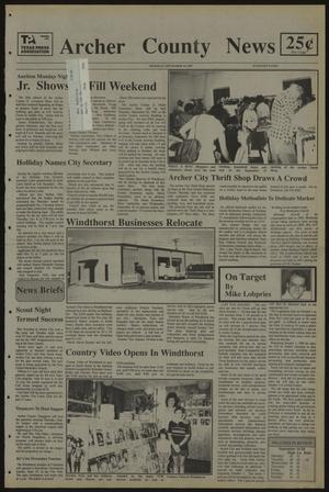 Archer County News (Archer City, Tex.), No. 39, Ed. 1 Thursday, September 24, 1987