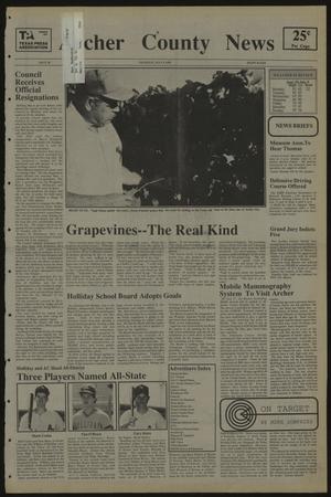 Archer County News (Archer City, Tex.), No. 28, Ed. 1 Thursday, July 9, 1987